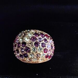 Elegant Multicolor Gemstone Ring